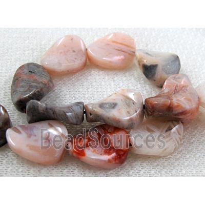 Natural Twist Leaf Gemstone bead