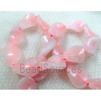 Natural Twist Leaf Gemstone bead