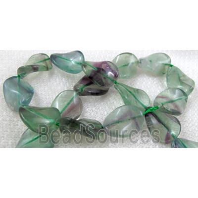 Natural Twist Leaf Gemstone bead