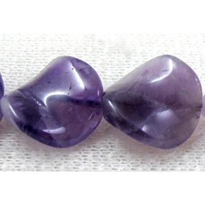 Natural Twist Coin Gemstone bead