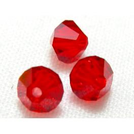 Chinese Crystal Beads, bicone, ruby