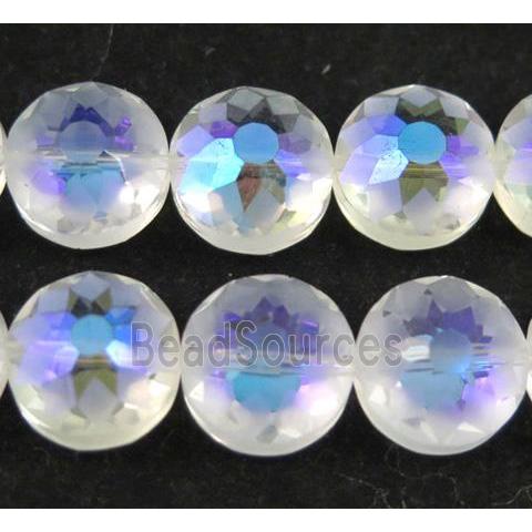 chinese crystal glass bead, faceted round