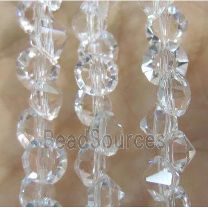 clear chinese crystal glass beads, diamondoid