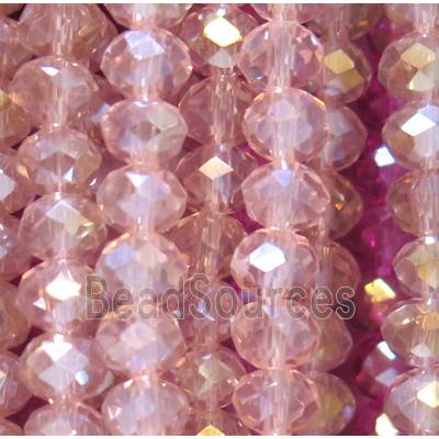 chinese crystal bead, faceted rondelle