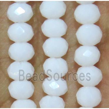 Chinese crystal beads, faceted rondelle