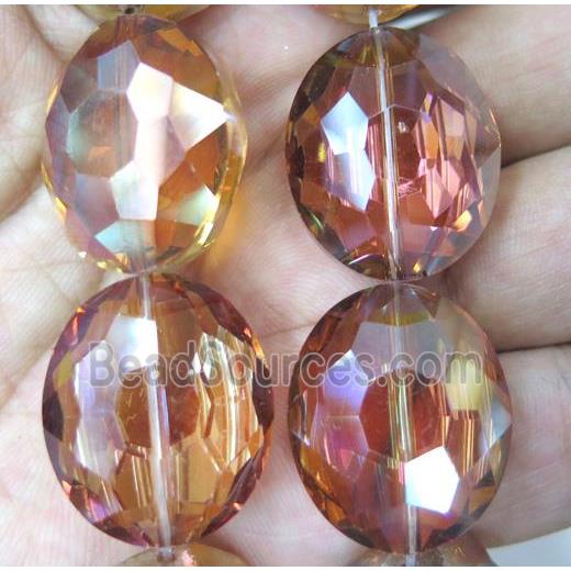 Chinese Crystal Beads, faceted oval