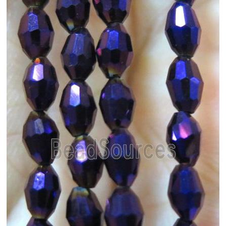 Chinese Crystal Beads, faceted oval