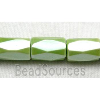 Hematite Magnetic Facet Tube Beads