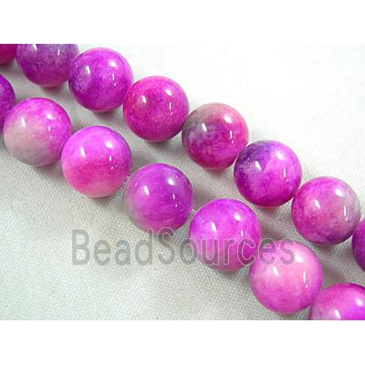 purple Jade Beads, round