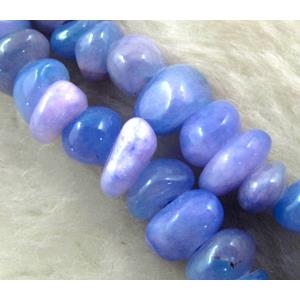 Erose jade beads, Dye chips, stabile