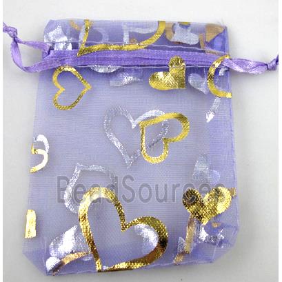 Organza bag, lavender