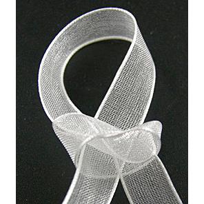 Organza Cord, white