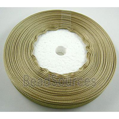 Organza Ribbon Cord, lt.coffee