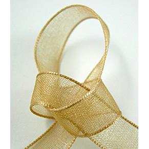 Organza Ribbon Cord, coffee