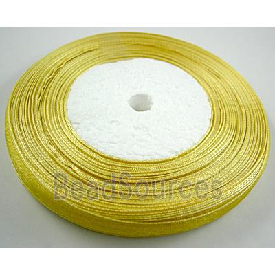 Organza Ribbon Cord, yellow