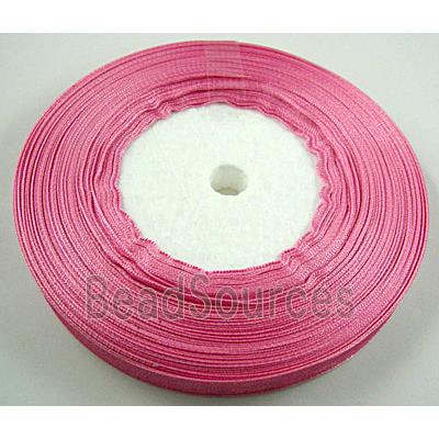 pink Organza Ribbon Cord, pink