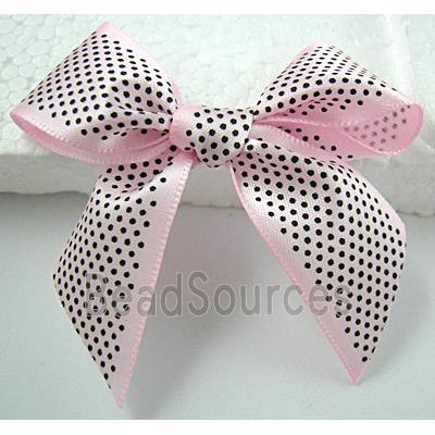 bowknot, Ribbon butterfly flower, pink