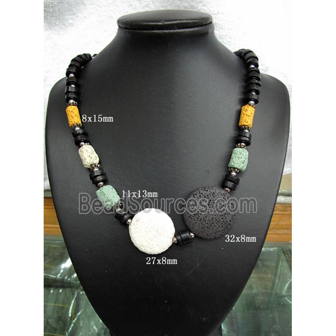Handmade Lave Necklace