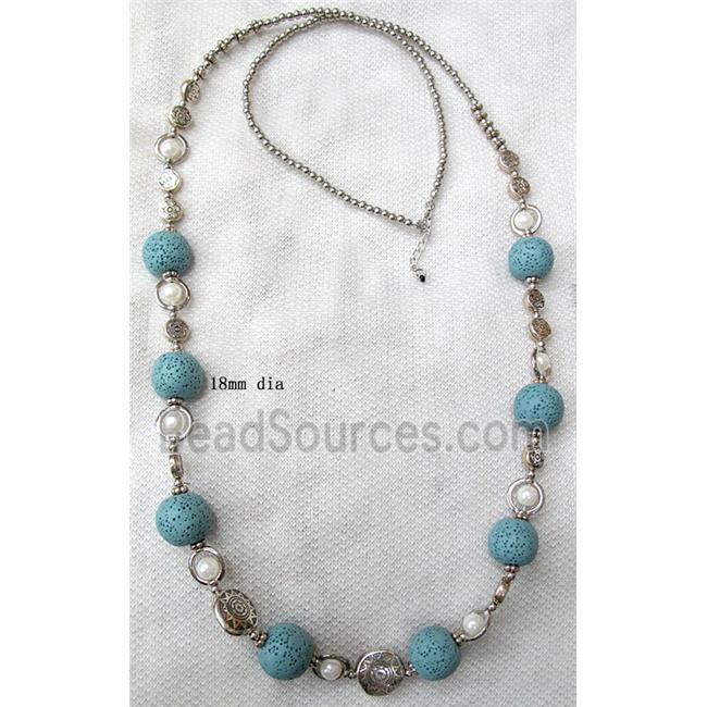 Handmade Lave Necklace