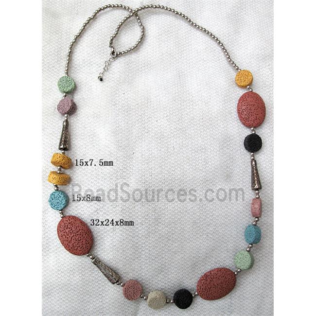 Handmade Lave Necklace