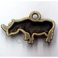 tibetan silver unicorn pendants non-nickel, bronze