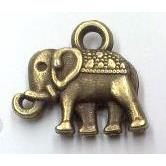 tibetan silver elephant pendants non-nickel, bronze