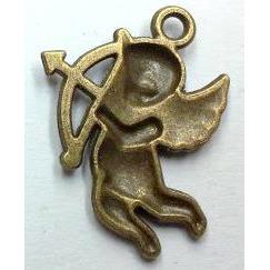 tibetan silver Cupid pendant non-nickel, bronze