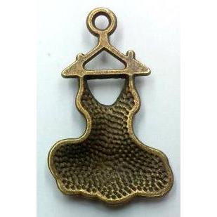 tibetan silver skirt pendant non-nickel, bronze