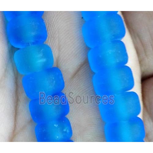 matte lampwork bead, heshi