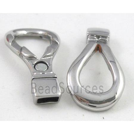 stainless steel Magnetic Clasp, platinum