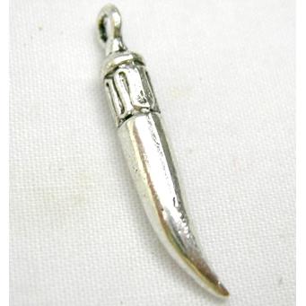 Tibetan Silver Pimiento Pendant Non-Nickel