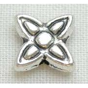 shamrock charms, Tibetan Silver Spacers Non-Nickel