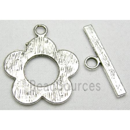 Tibetan Silver toggle clasps non-nickel