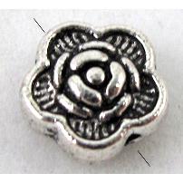 Tibetan Silver flower spacer beads Non-Nickel