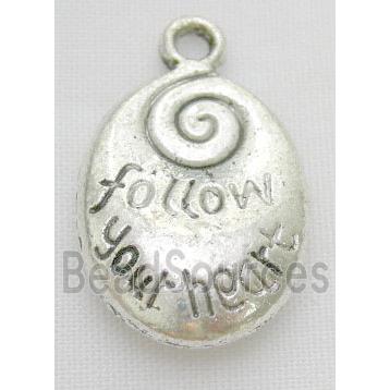 Tibetan Silver Charms Non-Nickel