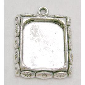 Tibetan Silver Photo Frame Non-Nickel