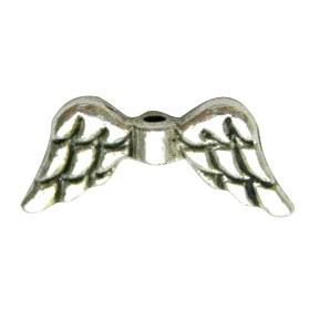 Tibetan Silver Angel Wing beads