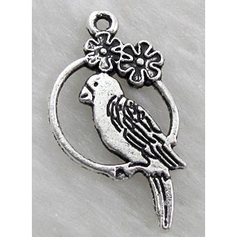 Tibetan Silver bird pendant non-nickel