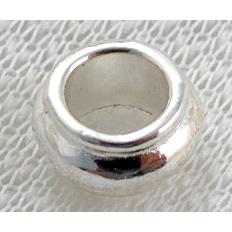 Silver plated Spacer, Tibetan Silver Non-Nickel