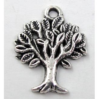 Tibetan Silver tree pendant non-nickel