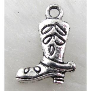 shoes, Tibetan Silver pendant non-nickel