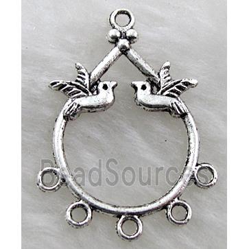 Tibetan Silver chandelier finding non-nickel