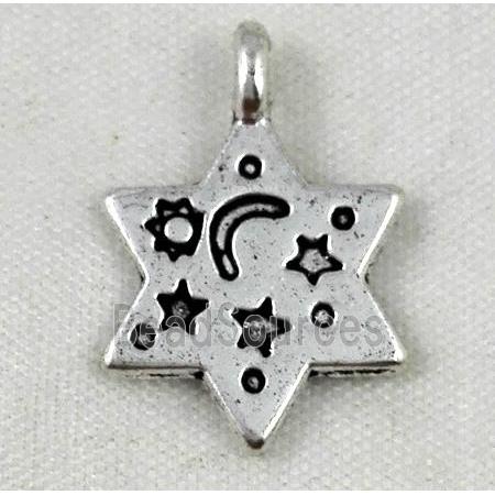 Tibetan Silver Charms pendants, Non-Nickel