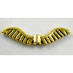 Antique Gold Tibetan Silver Angel Wing Charms Non-Nickel