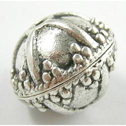 Tibetan Silver Ball Spacers Non-Nickel