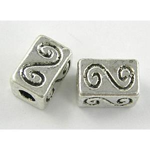 Tibetan Silver Tube Spacers Non-Nickel