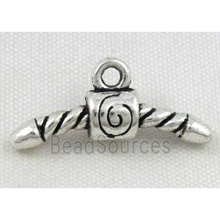 tibetan silver charms pendants, non-nickel