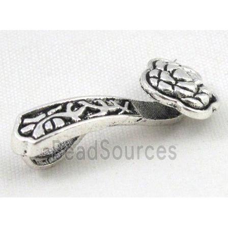 tibetan silver pendant bead, non-nickel