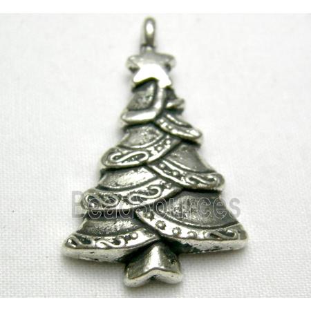 Tibetan Silver ChristmasTree non-nickel