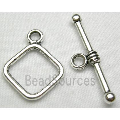 Tibetan Silver toggle clasps non-nickel